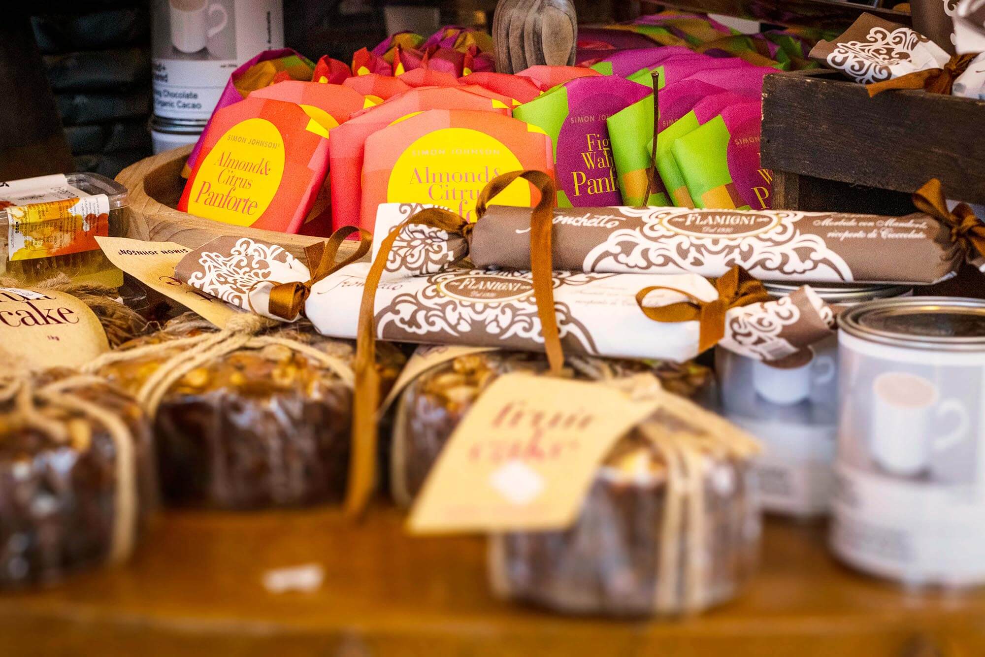 A selection of treats on display at Proserpina